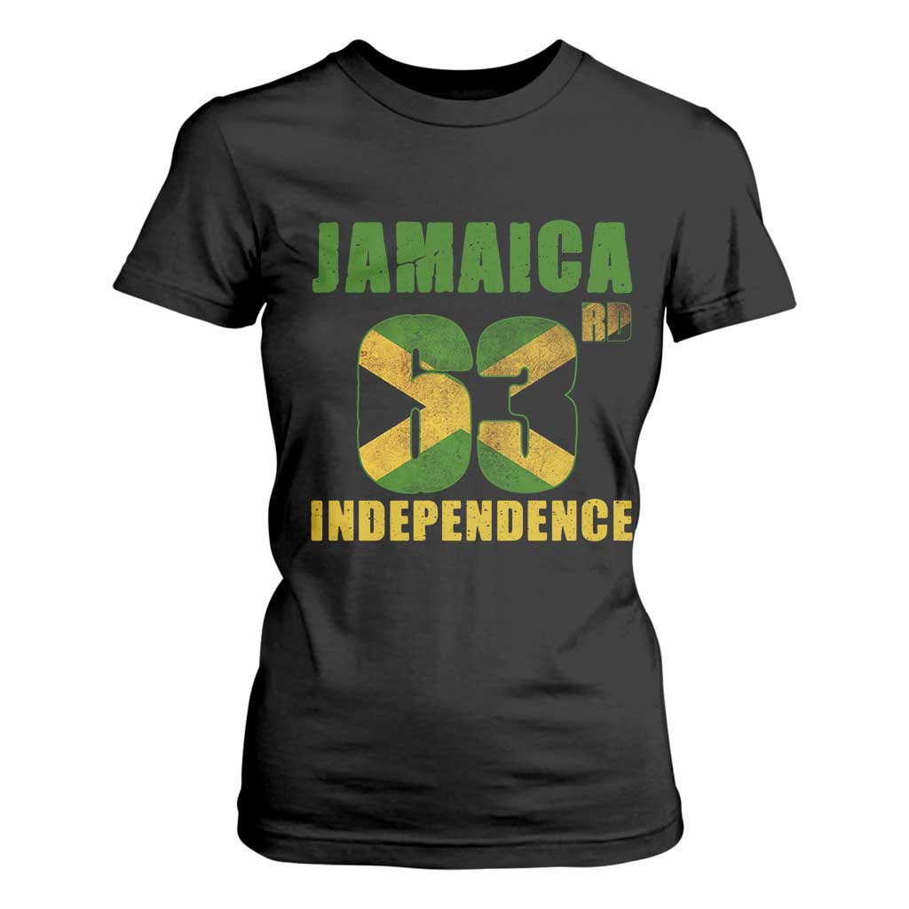 Jamaica 63rd Independence T Shirt For Women Jamaican Pride TS11 Black Print Your Wear
