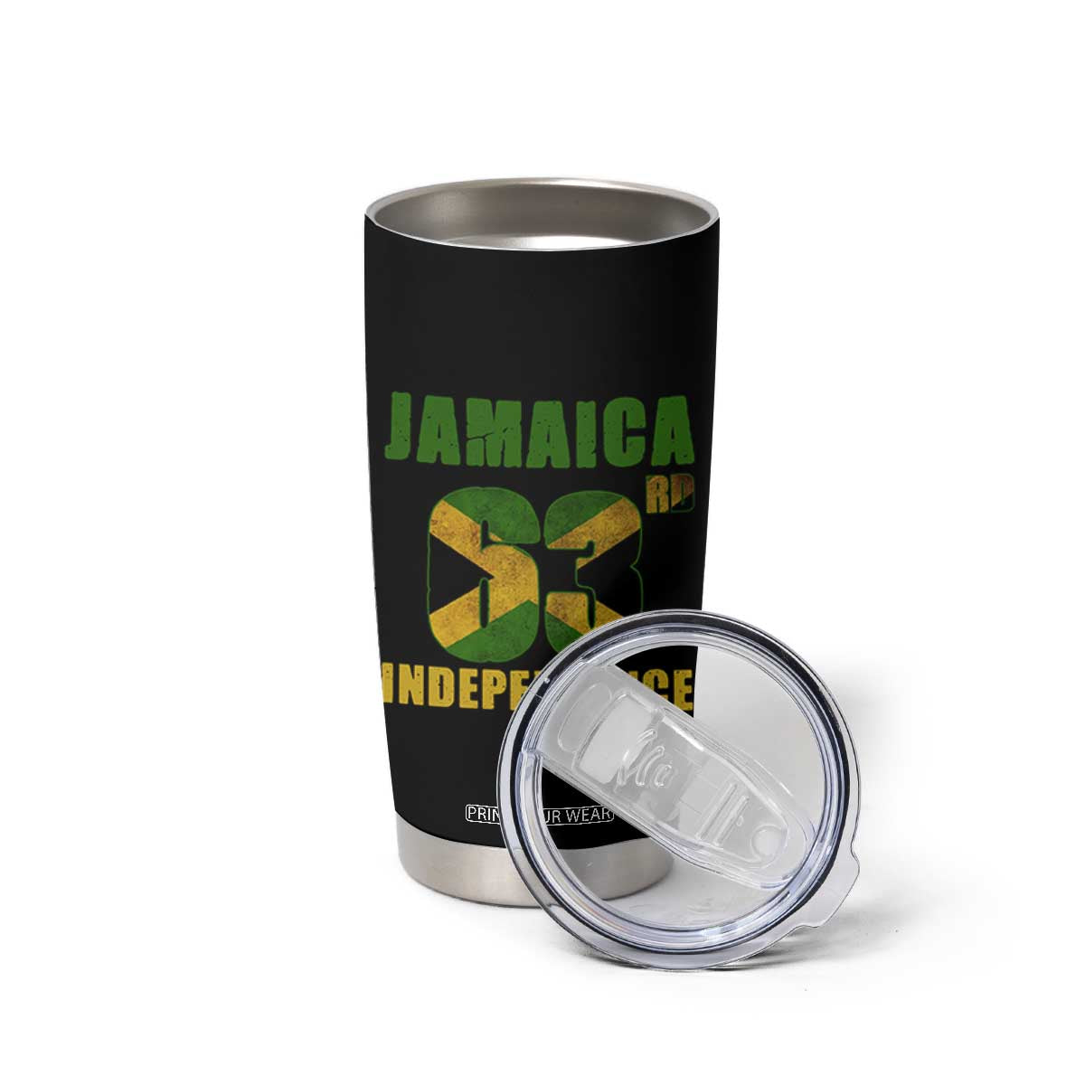 Jamaica 63rd Independence Tumbler Cup Jamaican Pride TS11 Print Your Wear
