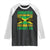 Funny Jamaica Is Calling And I Must Go Raglan Shirt Jamaican Flag Travel TS11 Black White Print Your Wear