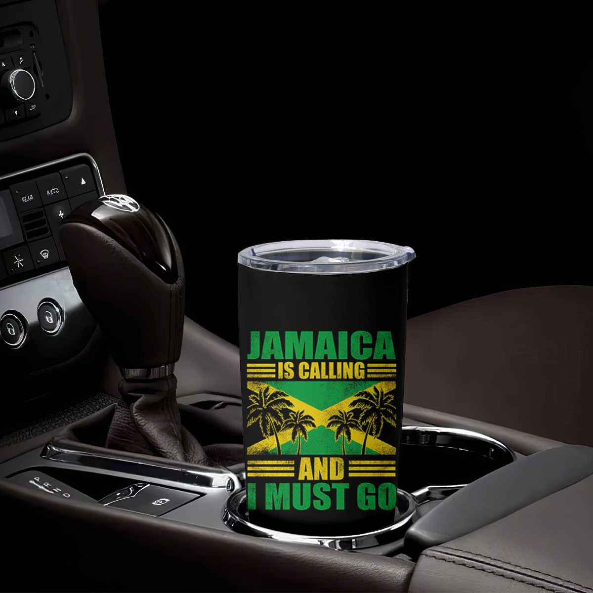 Funny Jamaica Is Calling And I Must Go Tumbler Cup Jamaican Flag Travel TS11 Print Your Wear