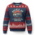 Funny Buckle Up I Want To Try Something Ugly Christmas Sweater Offroad Car American Flag - Print Your Wear
