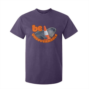 Neil The Seal Be Ungovernable T Shirt For Kid Funny Tasmania Elephant Seal Road TS11 Purple Print Your Wear