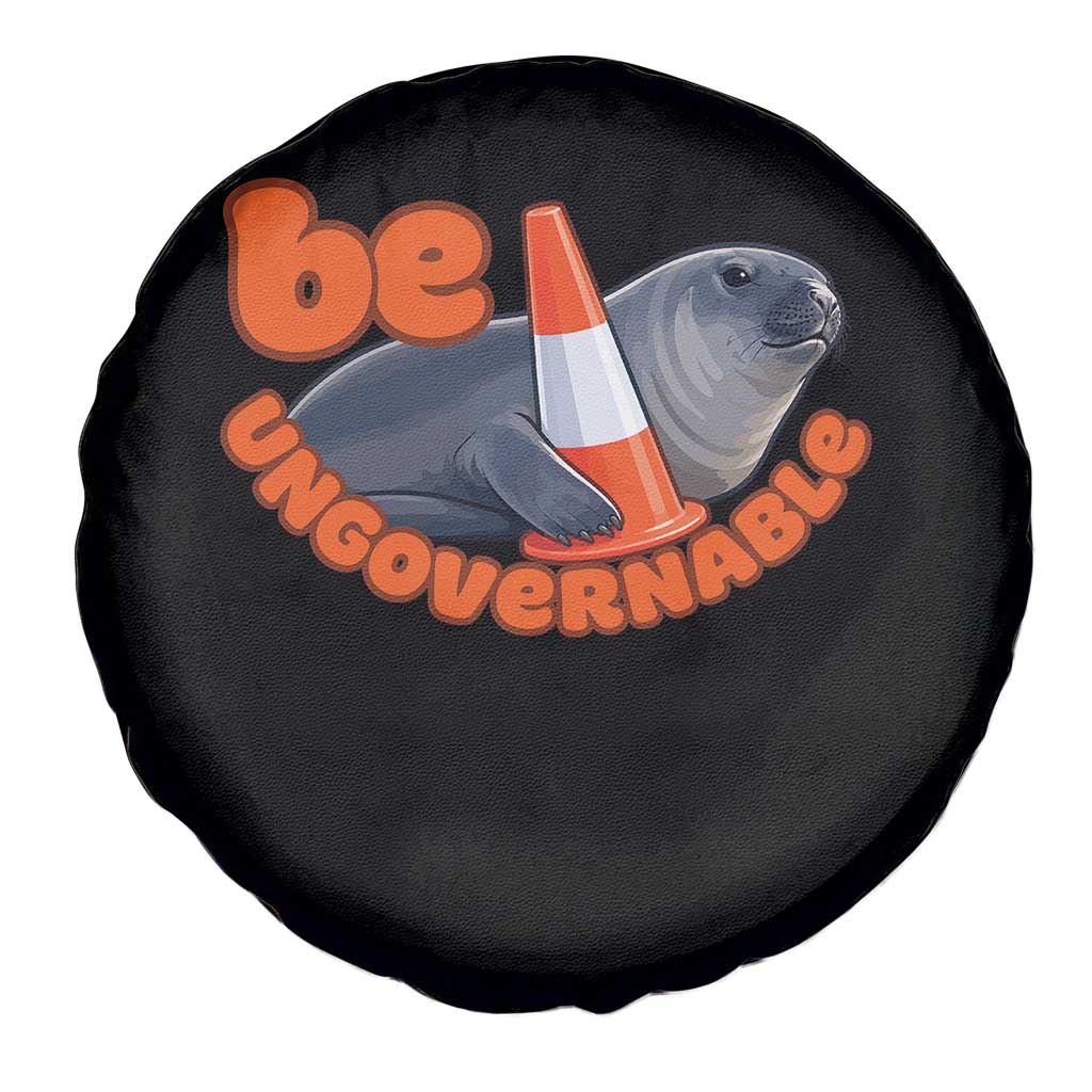 Neil The Seal Be Ungovernable Spare Tire Cover Funny Tasmania Elephant Seal Road TS11 Print Your Wear