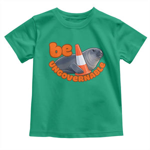 Neil The Seal Be Ungovernable Toddler T Shirt Funny Tasmania Elephant Seal Road TS11 Irish Green Print Your Wear