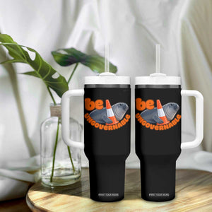 Neil The Seal Be Ungovernable Tumbler With Handle Funny Tasmania Elephant Seal Road TS11 Print Your Wear