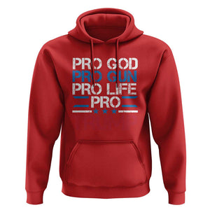 Trump Supporters Hoodie Pro God Pro Gun Pro Life Pro Trump Election Star TS11 Red Print Your Wear
