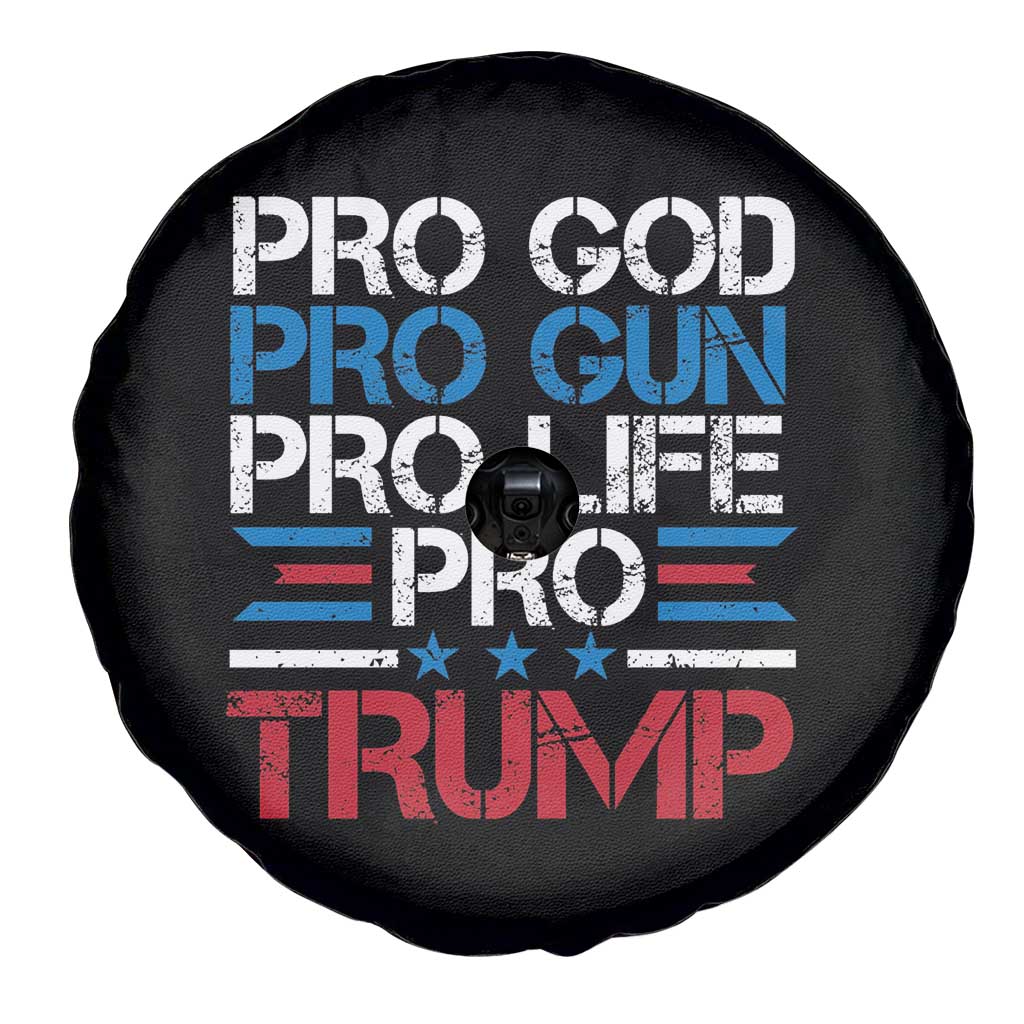 Trump Supporters Spare Tire Cover Pro God Pro Gun Pro Life Pro Trump Election Star TS11 Print Your Wear