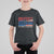 Funny Bigfoot Mothman T Shirt For Kid It's Time To Believe American Flag President Election TS11 Black Print Your Wear