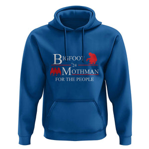 Funny Bigfoot Mothman'24 For The People Hoodie American Flag President Election TS11 Royal Blue Print Your Wear