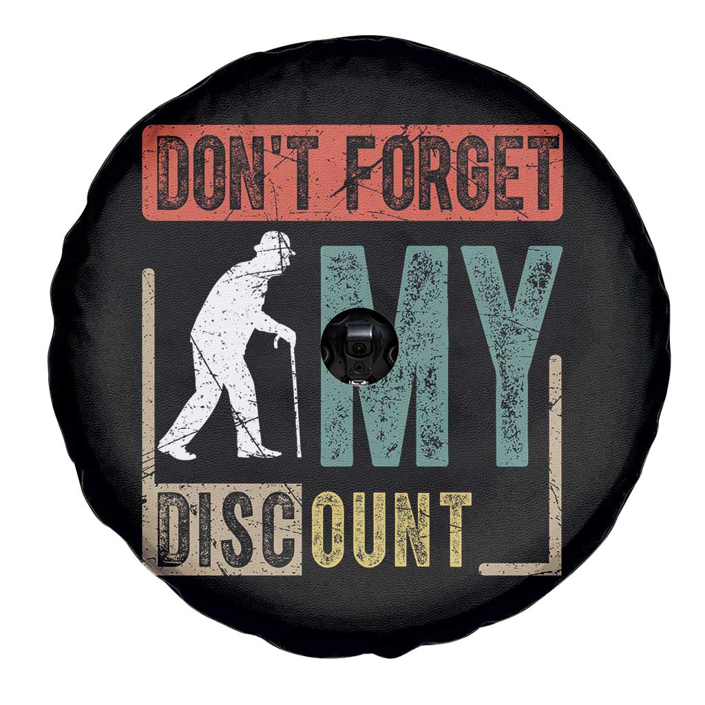 Funny Dont Forget My Discount Spare Tire Cover Old People Gag Retro Sunset TS11 Print Your Wear