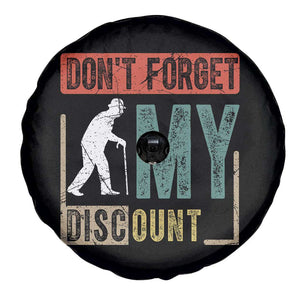 Funny Dont Forget My Discount Spare Tire Cover Old People Gag Retro Sunset TS11 Print Your Wear