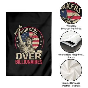 Workers Over Billionaires Garden Flag Social Justice Statue Of Liberty TS11 Print Your Wear