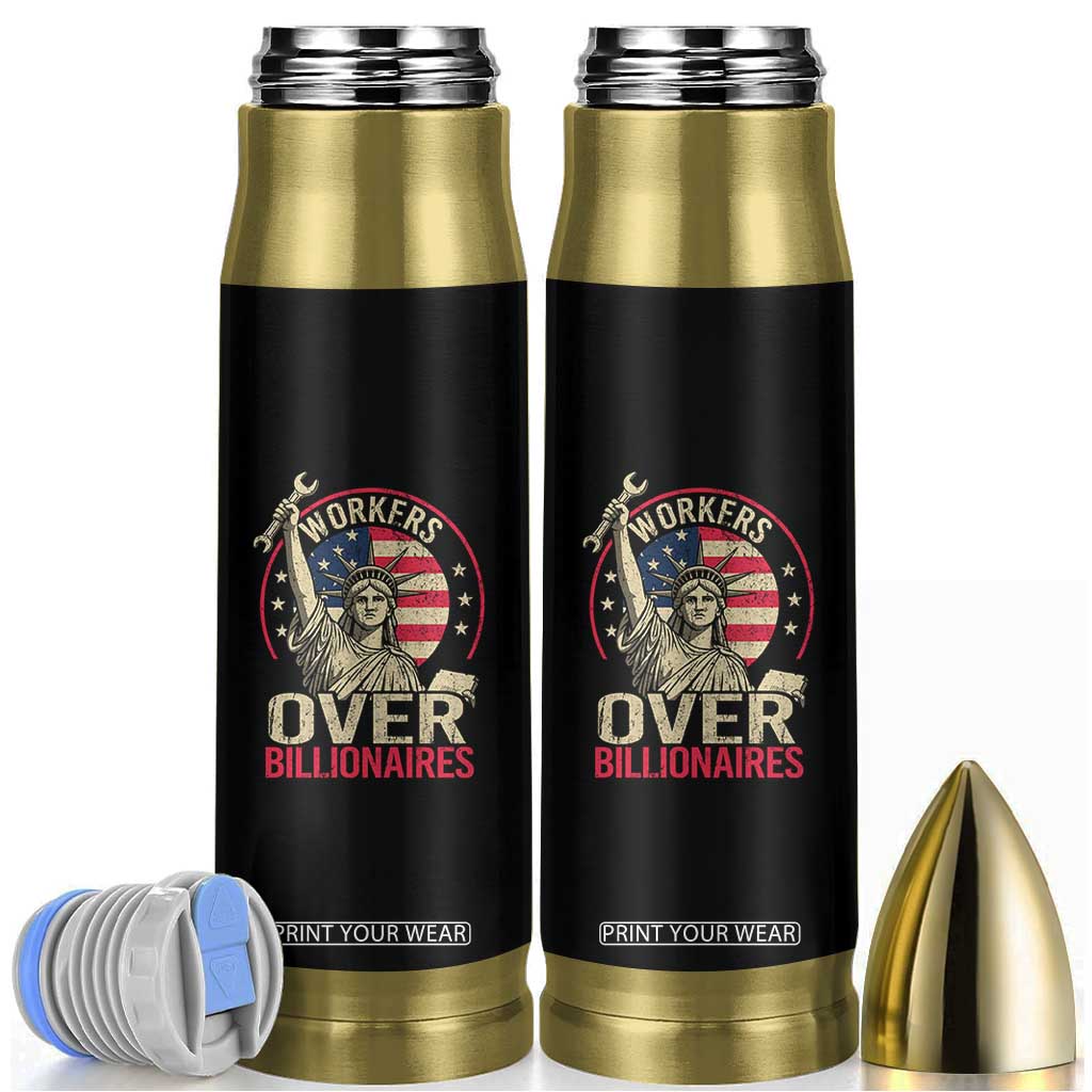 Workers Over Billionaires Bullet Tumbler Social Justice Statue Of Liberty TS11 Black Print Your Wear