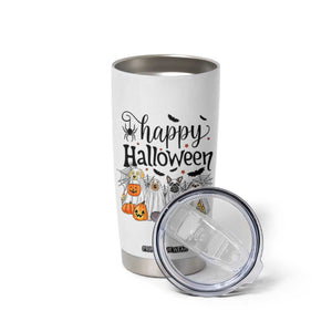 Happy Halloween Dog Ghost Spooky Season Tumbler Cup TS11 Print Your Wear
