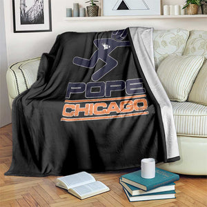 Chicago Pope Leo XIV American Football Throw Blanket TS11 Print Your Wear