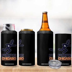 Chicago Pope Leo XIV American Football 4 in 1 Can Cooler Tumbler TS11 Print Your Wear