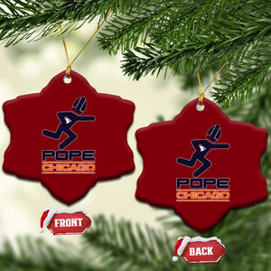 Chicago Pope Leo XIV American Football Ceramic Ornament TS11 Print Your Wear