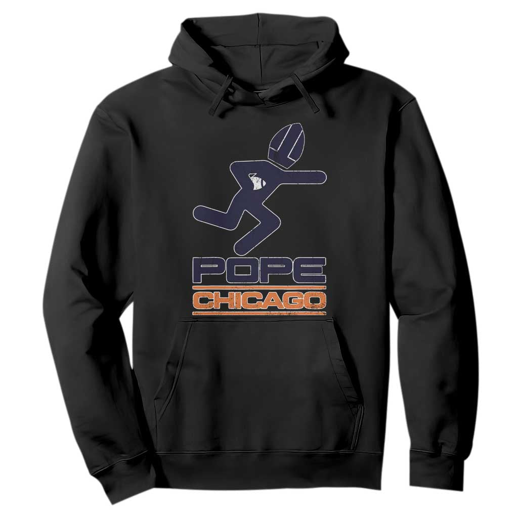 Chicago Pope Leo XIV American Football Hoodie TS11 Black Print Your Wear