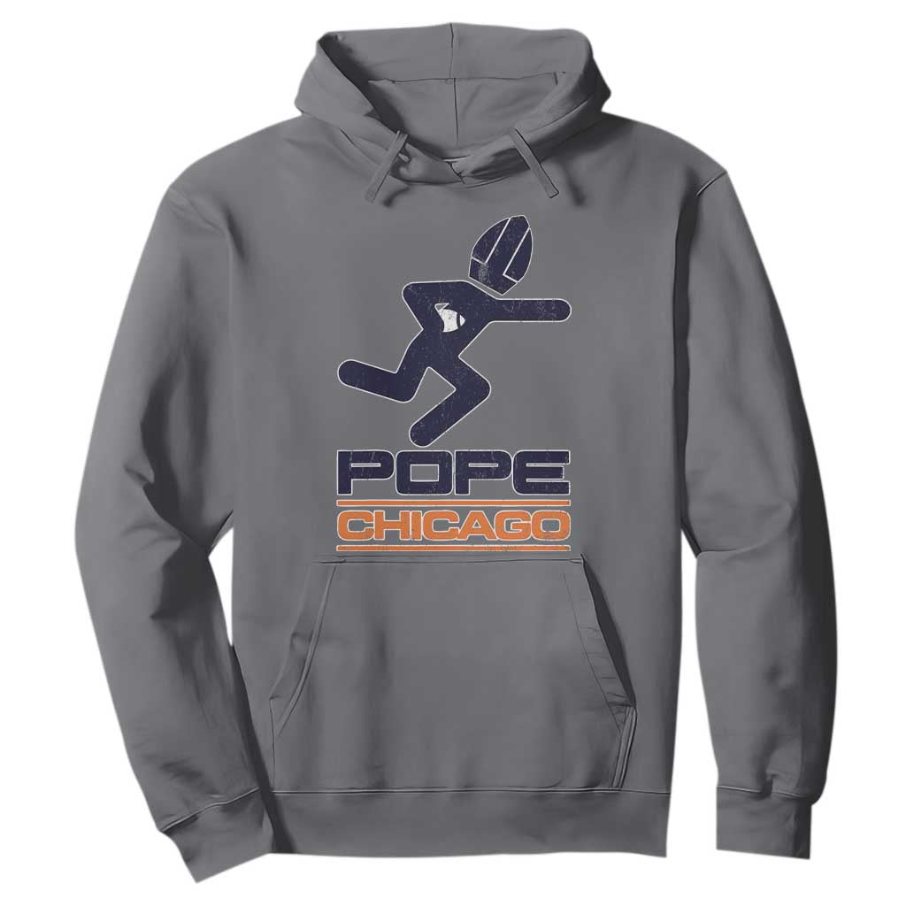 Chicago Pope Leo XIV American Football Hoodie TS11 Charcoal Print Your Wear