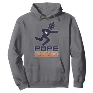 Chicago Pope Leo XIV American Football Hoodie TS11 Charcoal Print Your Wear