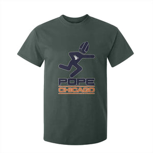 Chicago Pope Leo XIV American Football T Shirt For Kid TS11 Dark Forest Green Print Your Wear