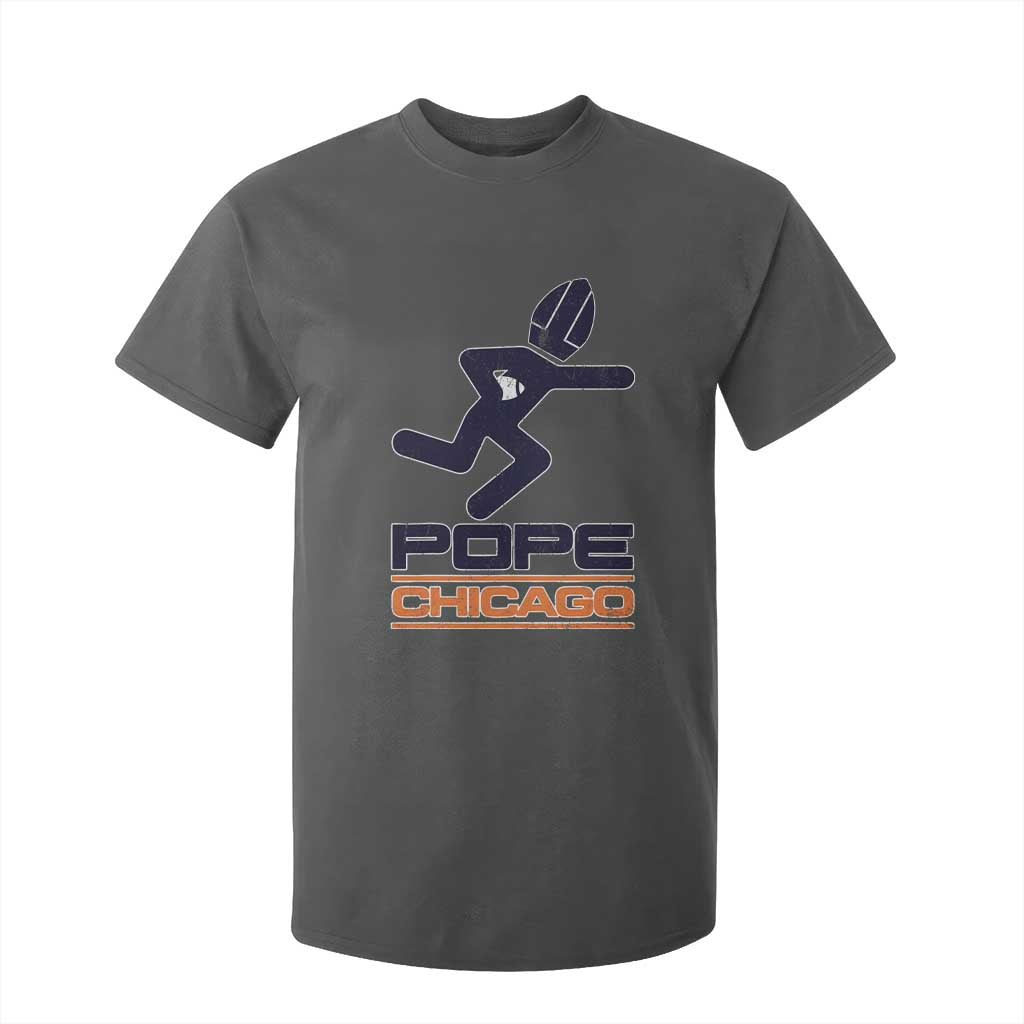 Chicago Pope Leo XIV American Football T Shirt For Kid TS11 Dark Heather Print Your Wear