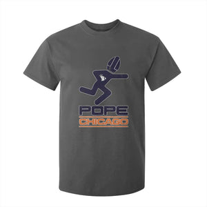 Chicago Pope Leo XIV American Football T Shirt For Kid TS11 Dark Heather Print Your Wear