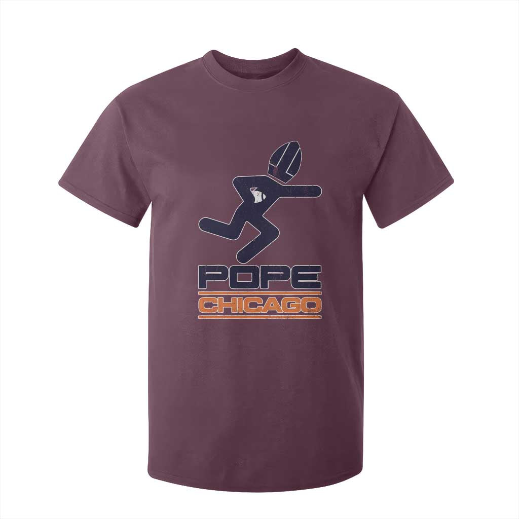 Chicago Pope Leo XIV American Football T Shirt For Kid TS11 Maroon Print Your Wear