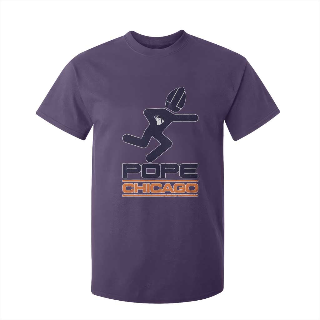 Chicago Pope Leo XIV American Football T Shirt For Kid TS11 Purple Print Your Wear