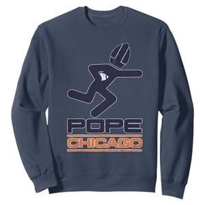 Chicago Pope Leo XIV American Football Sweatshirt TS11 Navy Print Your Wear