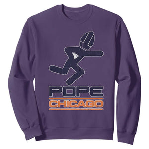 Chicago Pope Leo XIV American Football Sweatshirt TS11 Purple Print Your Wear