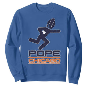 Chicago Pope Leo XIV American Football Sweatshirt TS11 Royal Blue Print Your Wear