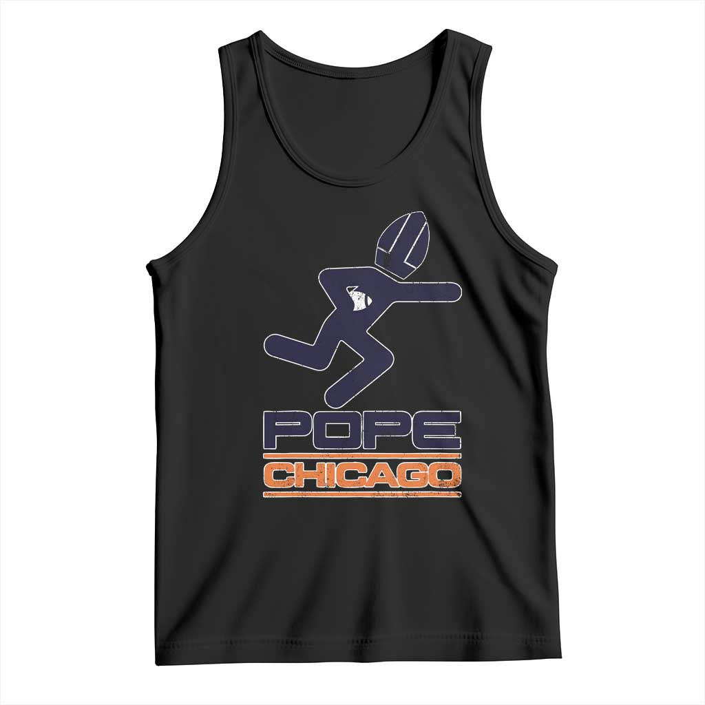 Chicago Pope Leo XIV American Football Tank Top TS11 Black Print Your Wear