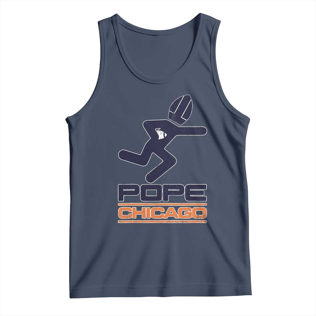 Chicago Pope Leo XIV American Football Tank Top TS11 Navy Print Your Wear