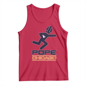 Chicago Pope Leo XIV American Football Tank Top TS11 Red Print Your Wear