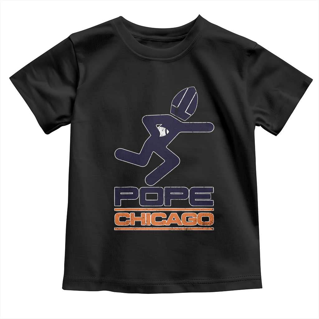 Chicago Pope Leo XIV American Football Toddler T Shirt TS11 Black Print Your Wear