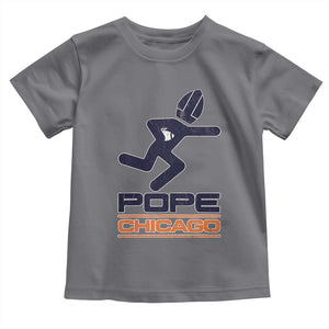 Chicago Pope Leo XIV American Football Toddler T Shirt TS11 Charcoal Print Your Wear