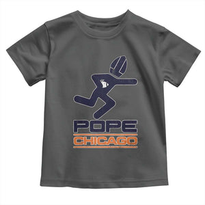 Chicago Pope Leo XIV American Football Toddler T Shirt TS11 Dark Heather Print Your Wear