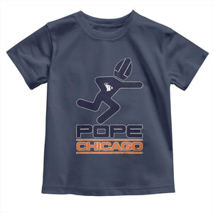Chicago Pope Leo XIV American Football Toddler T Shirt TS11 Navy Print Your Wear