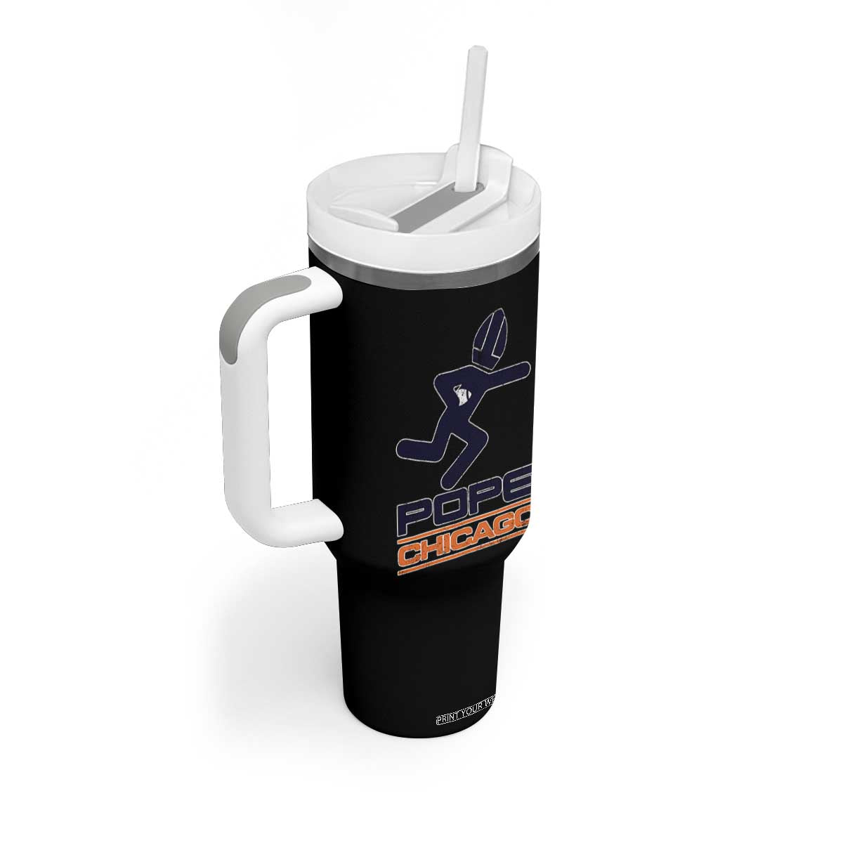 Chicago Pope Leo XIV American Football Tumbler With Handle TS11 Print Your Wear