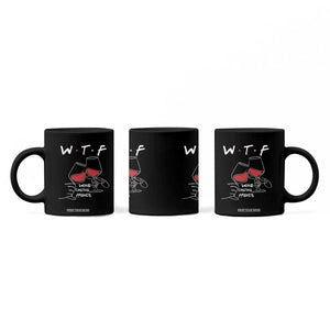 Funny Thanksgiving Friendsgiving Coffee Mug WTF Wine Tasting Friends TS11 Print Your Wear