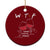 Funny Thanksgiving Friendsgiving Ceramic Ornament WTF Wine Tasting Friends - Print Your Wear