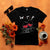 Funny Thanksgiving Friendsgiving T Shirt WTF Wine Tasting Friends - Print Your Wear