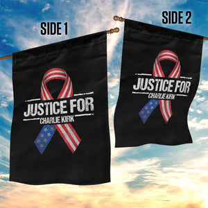 Justice For Charlie Kirk Garden Flag Patriotic Tribute Human Rights Activist TS11 Print Your Wear