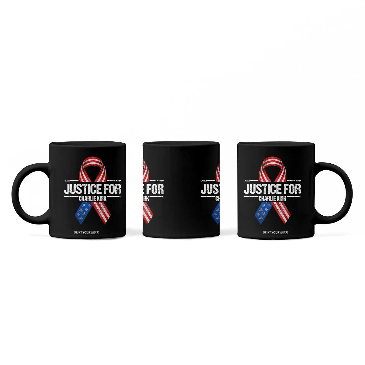 Justice For Charlie Kirk Coffee Mug Patriotic Tribute Human Rights Activist TS11 Print Your Wear