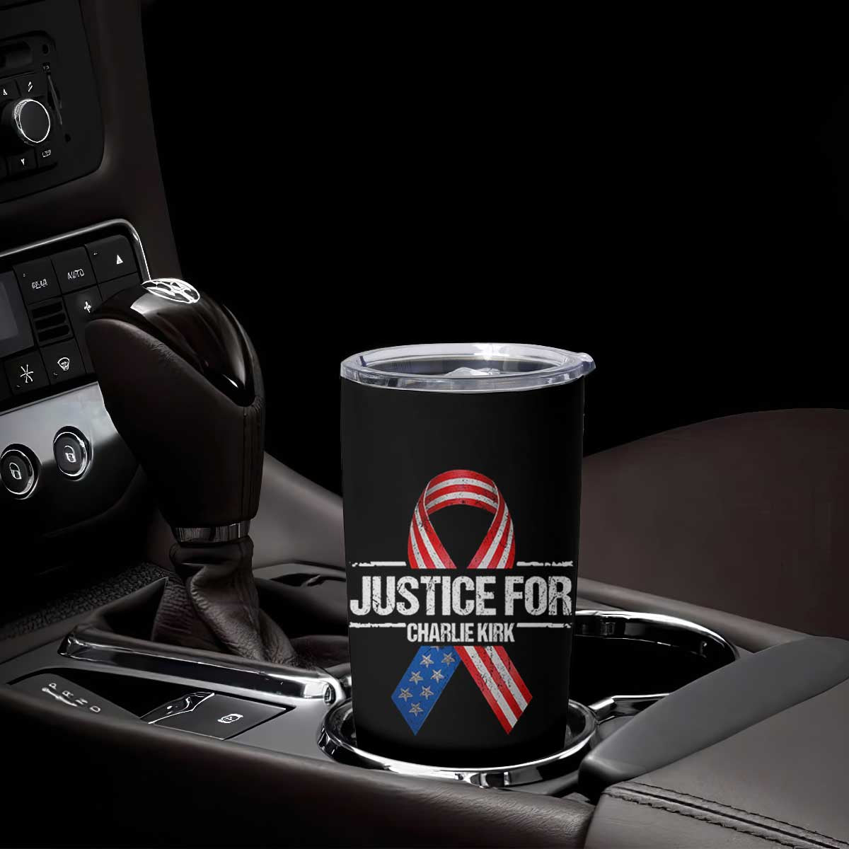 Justice For Charlie Kirk Tumbler Cup Patriotic Tribute Human Rights Activist TS11 Print Your Wear