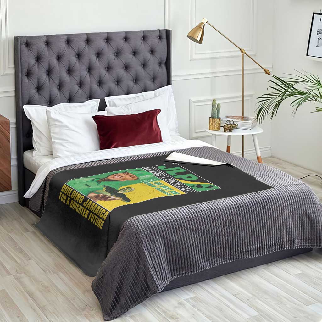 Andrew Holness Throw Blanket Building Jamaica For A Brighter Future Jamaica Labour Party TS11 Print Your Wear