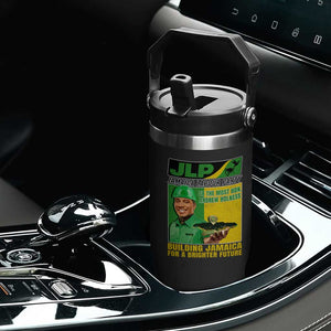 Andrew Holness Flip Straw Tumbler Building Jamaica For A Brighter Future Jamaica Labour Party TS11 Print Your Wear
