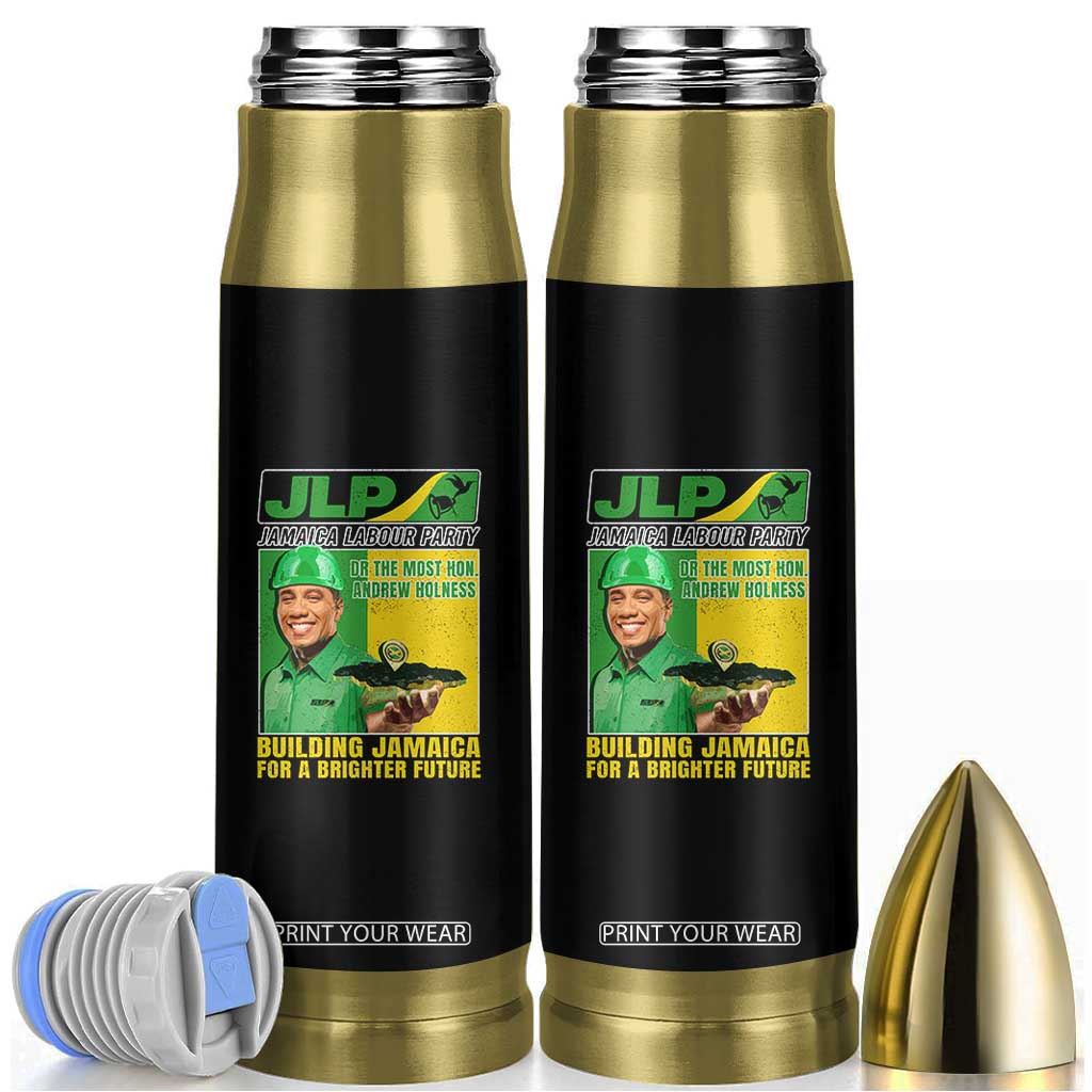 Andrew Holness Bullet Tumbler Building Jamaica For A Brighter Future Jamaica Labour Party TS11 Black Print Your Wear
