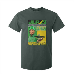 Andrew Holness T Shirt For Kid Building Jamaica For A Brighter Future Jamaica Labour Party TS11 Dark Forest Green Print Your Wear